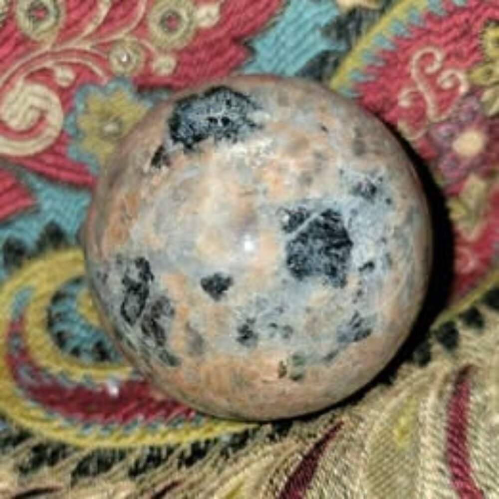 Orange Orthoclase Sphere